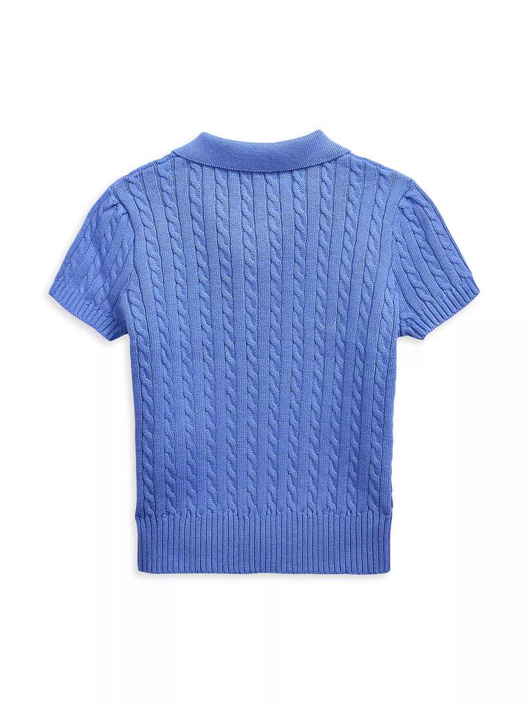 Ralph Lauren Little Girl's & Girl's Cable-Knit Polo Shirt