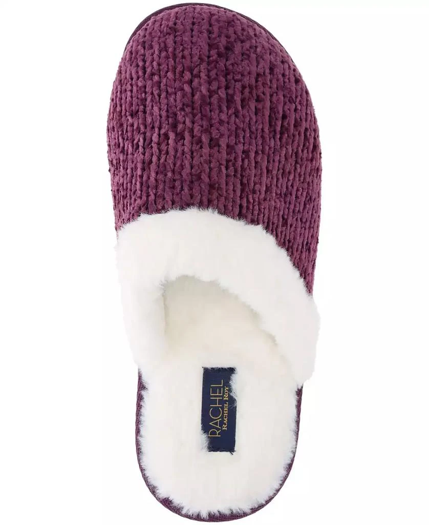RACHEL Rachel Roy Women's Chenille Lip Sole Scuff Slipper 4