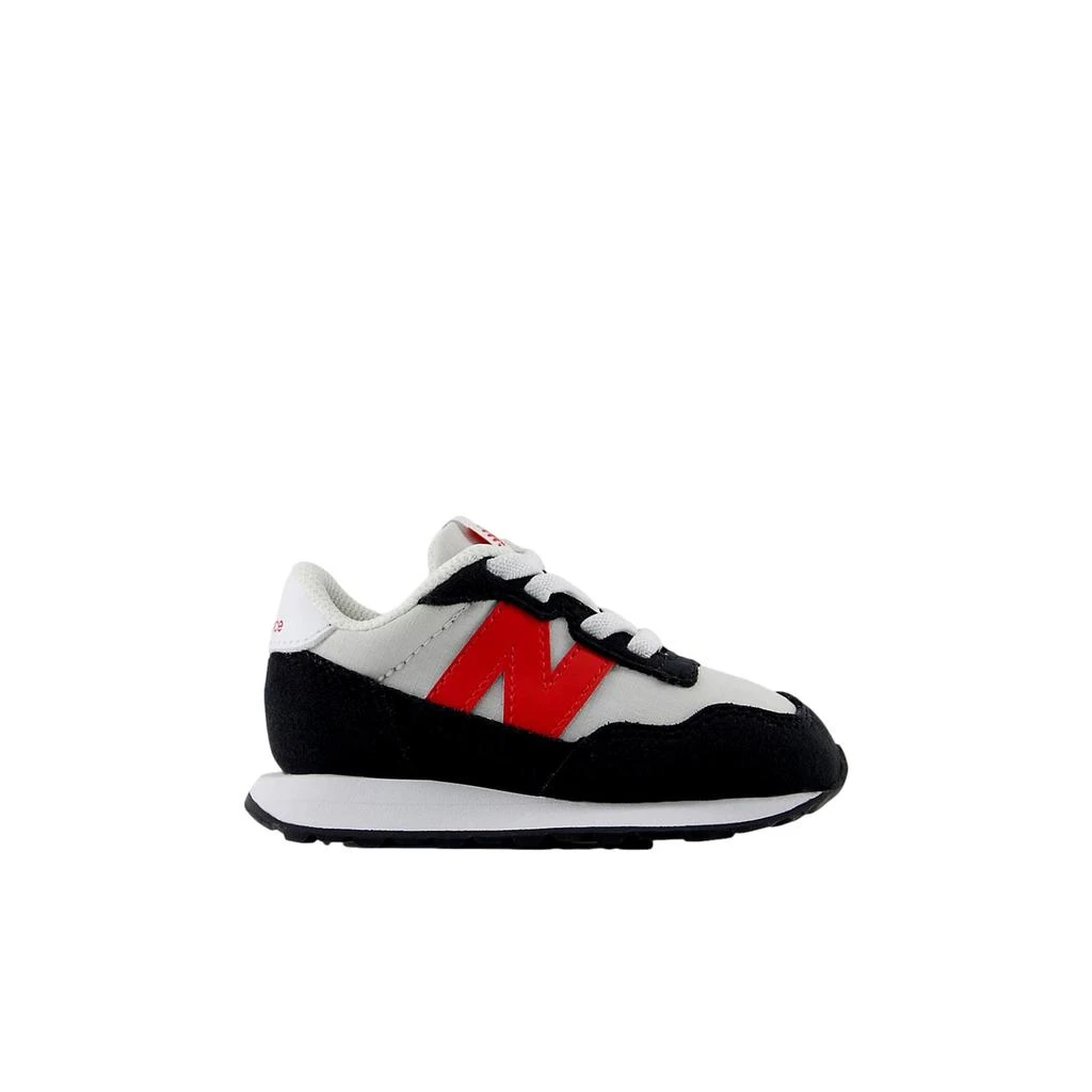 New Balance 237 Bungee Lace Grey Matter / True Red  IH237MR Toddler