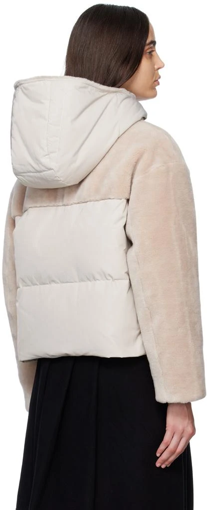 Yves Salomon Beige Paneled Jacket 3