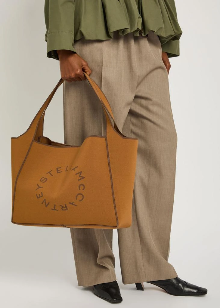 Stella McCartney Logo woven tote bag 5