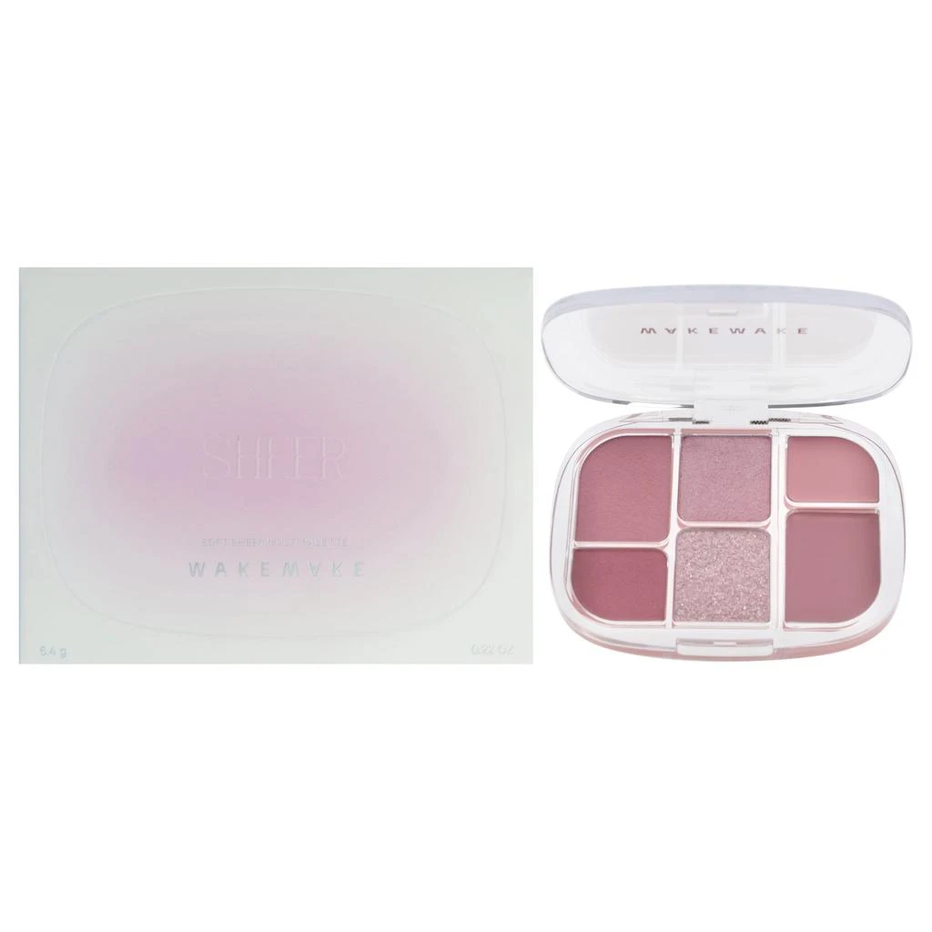 Wakemake Soft Sheer Multi Palette - 03 Lavander Pleasure by  for Women - 0.22 oz Makeup