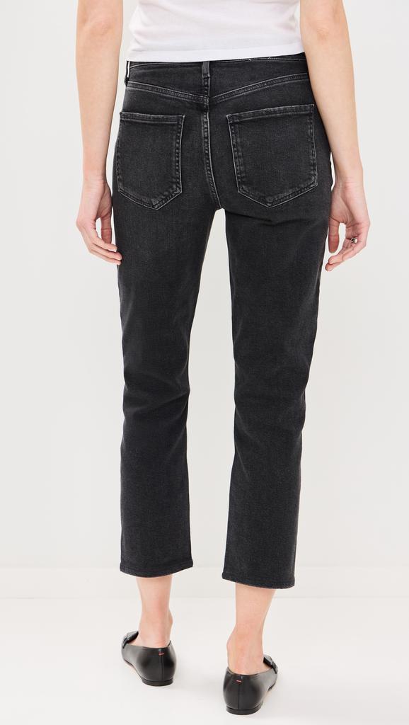 AGOLDE Riley High Rise Straight Crop Jeans