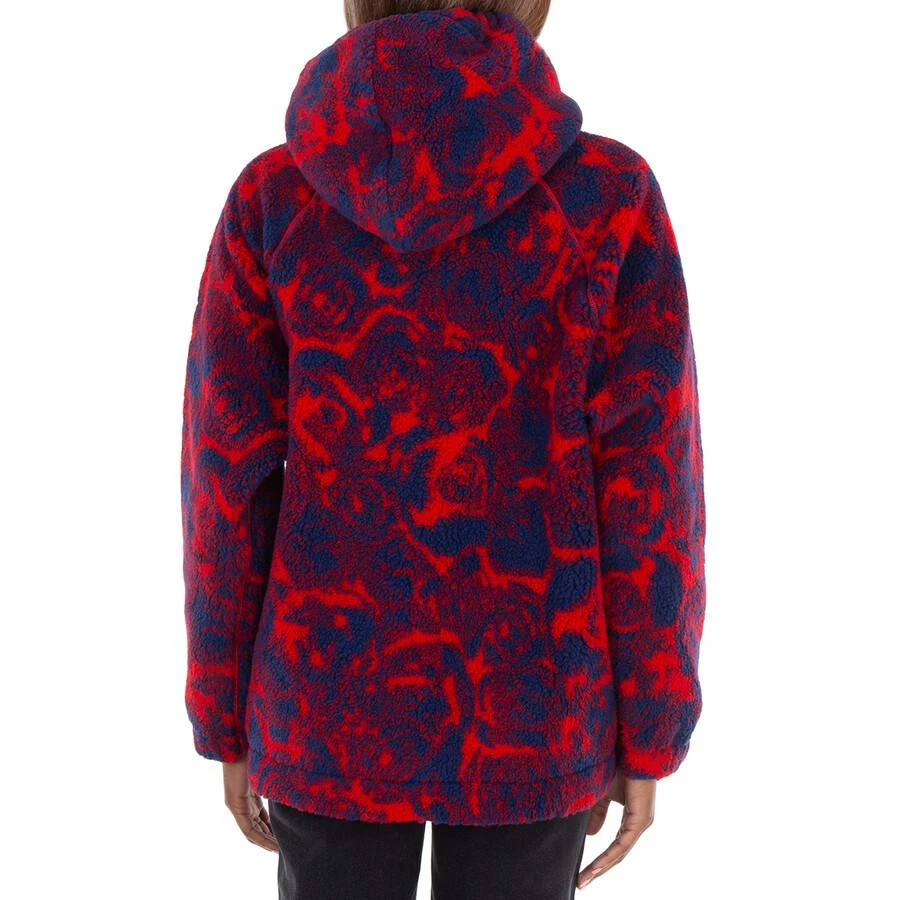 Burberry Floral Pattern Drawstring Hoodie 3