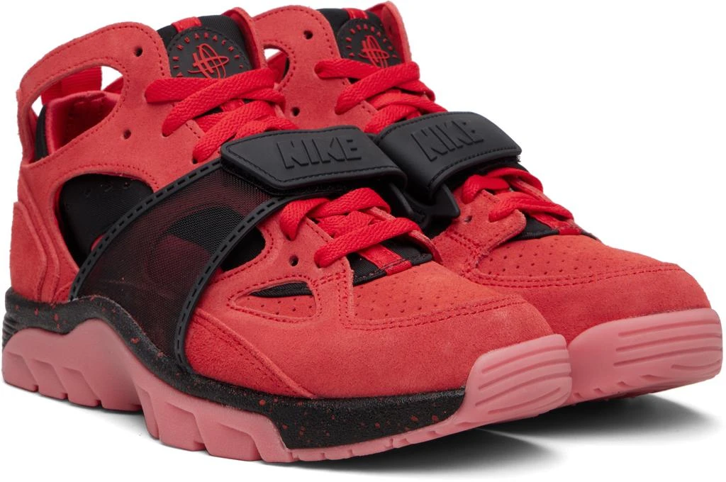 NIKE Red 
Black Nike Air Trainer Huarache Sneakers 4
