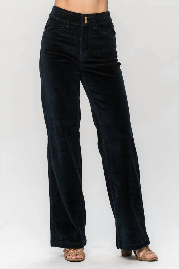 Judy Blue Judy Blue - High Waist Wide Leg Corduroy Trousers