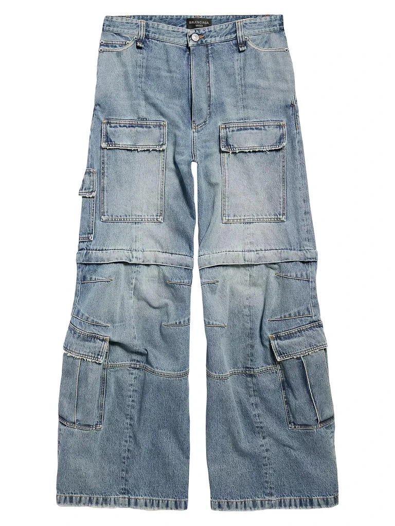 Balenciaga Flared Cargo Jeans 1