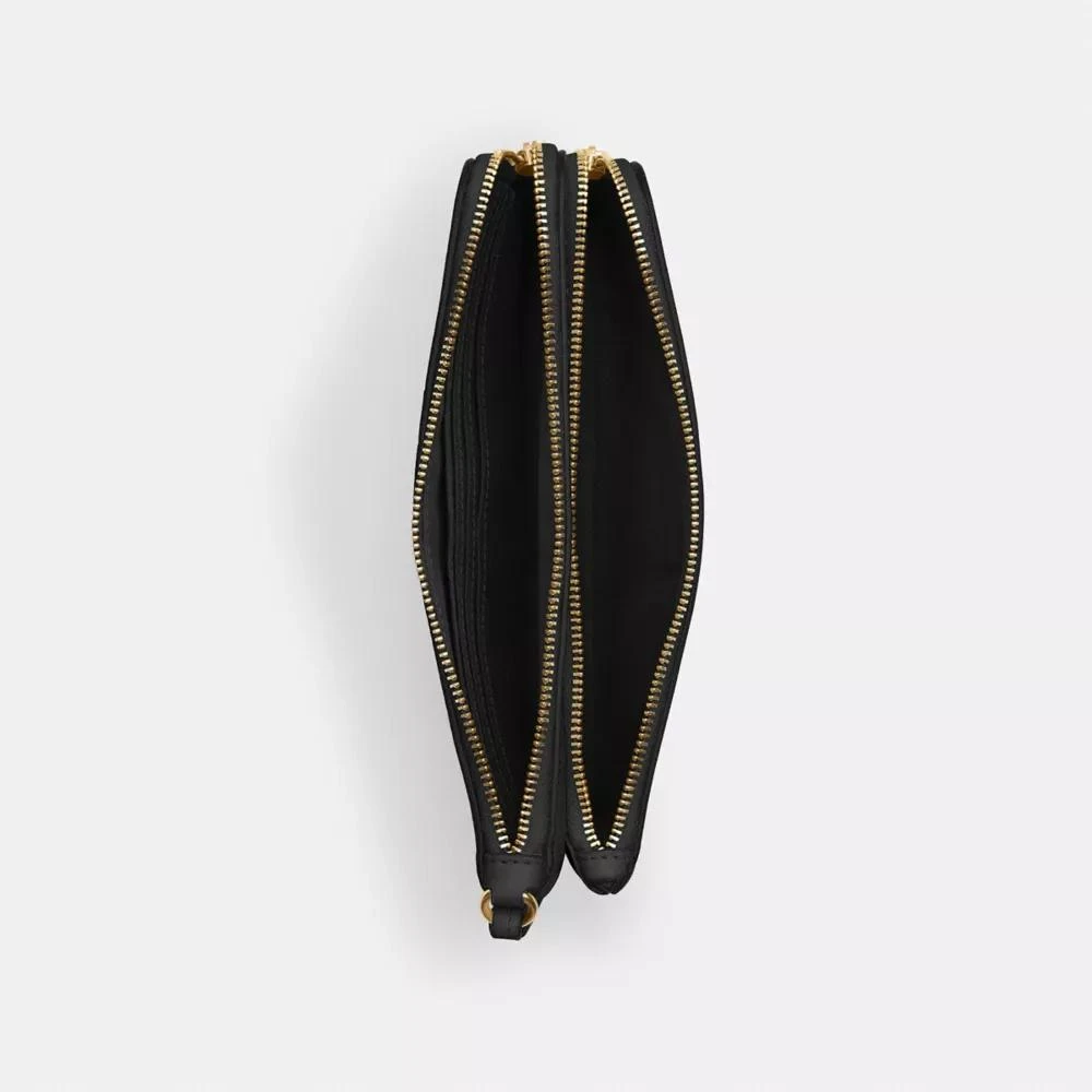 Coach Double Zip Wallet In Signature Canvas 2