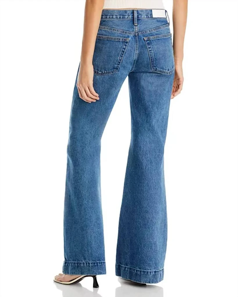 Re/Done Re/Done - 70s Low Rise Bell Bottom Wide Leg Jeans 2