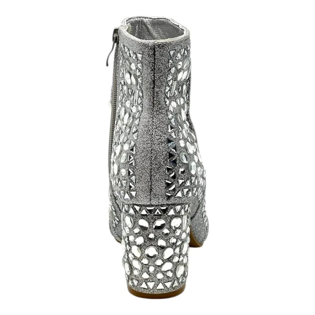 Now N Forever Women's Country Concert Bootie In Silver 3
