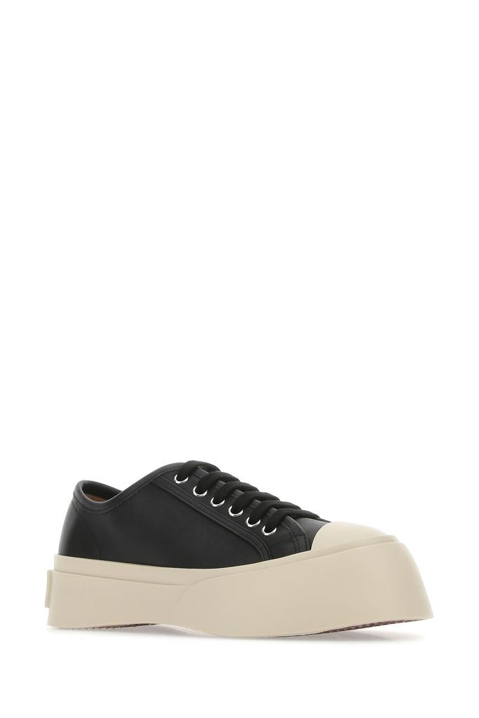 Marni Black leather Pablo sneakers Black-leather 38 - Casual