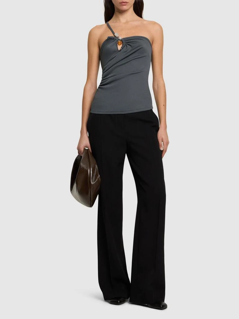 Christopher Esber Concave Stone Compact Rib Cami Top 1