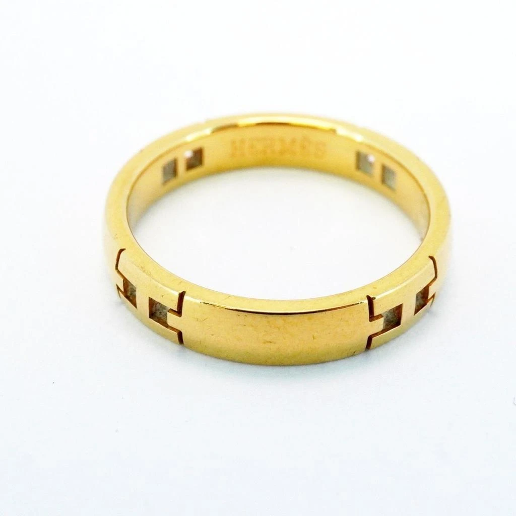 Hermes yellow gold (18K) Band Ring (Pre-Owned) 3