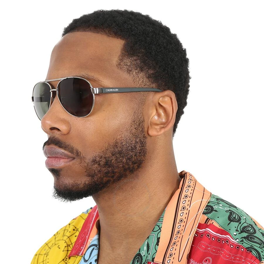 Calvin Klein Green Pilot Men's Sunglasses CK19316S 045 60 2