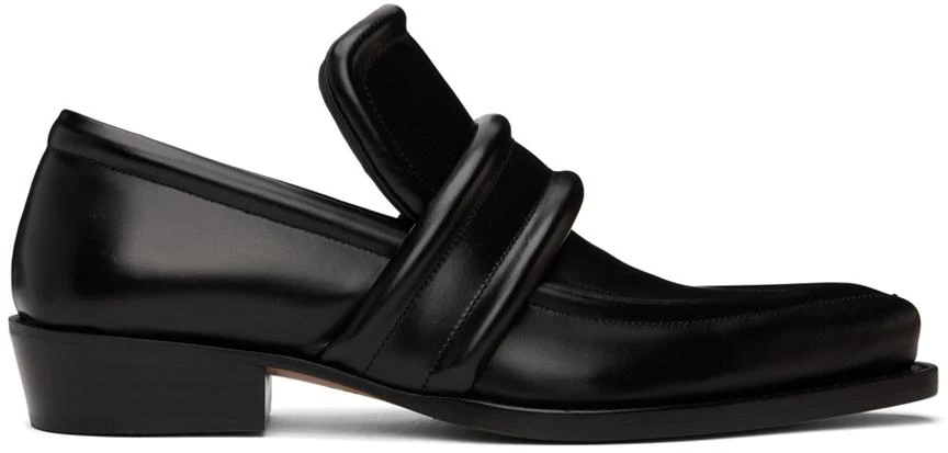 Bottega Veneta Black Spada Loafers 1