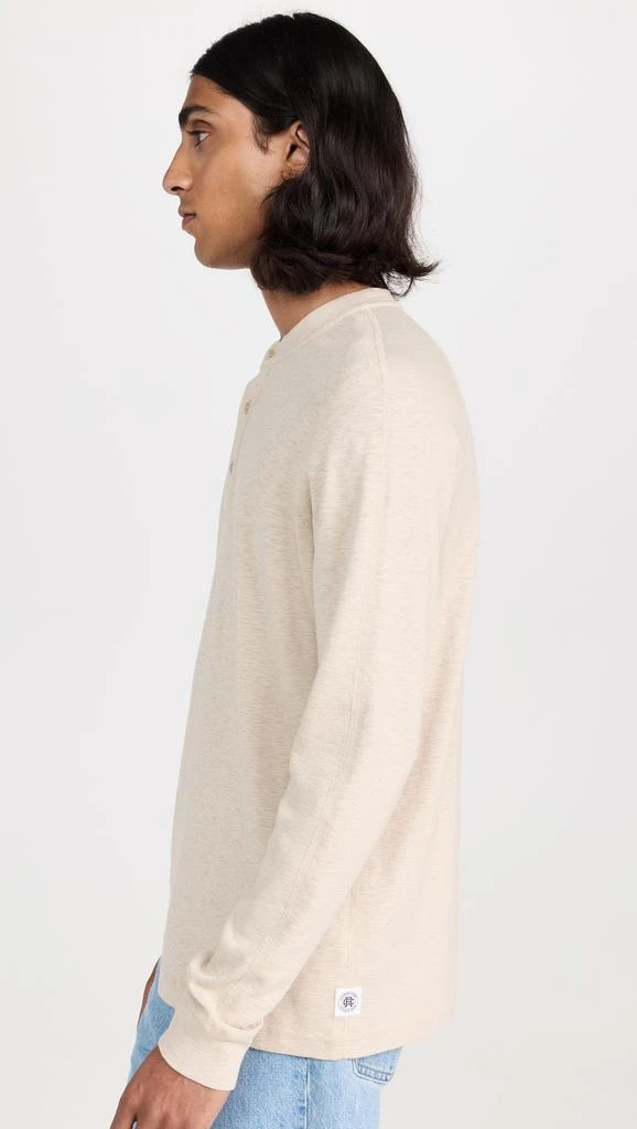 REIGNING CHAMP 1x1 Slub Long Sleeve Henley 3