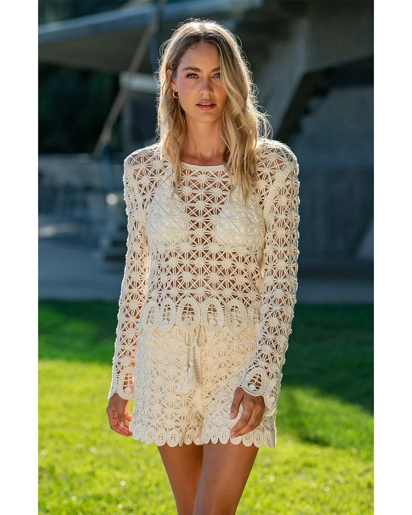 La Blanca Serenity Covers Long Sleeve Top Swim Cover-Up 2