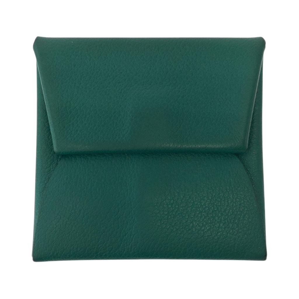 Hermes Bastia Chevre Leather Coin Purse/Coin Case (Pre-Owned)