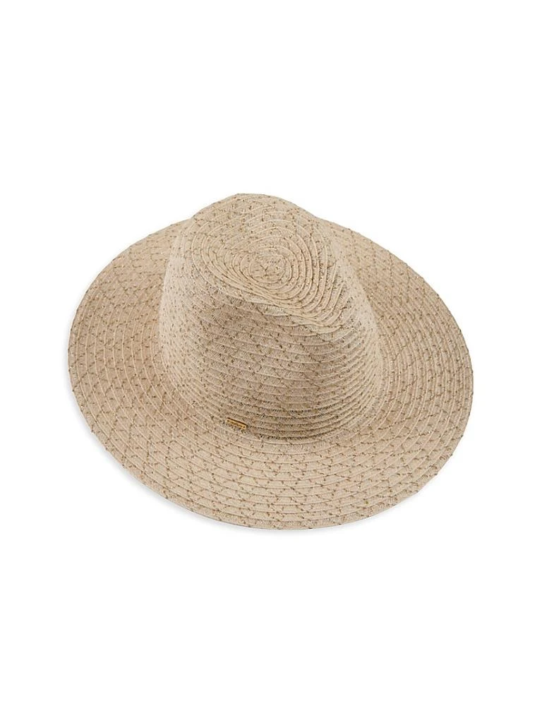 Shop Lettie grosgrain-trimmed hemp-blend visor on Sale at  display picture 3