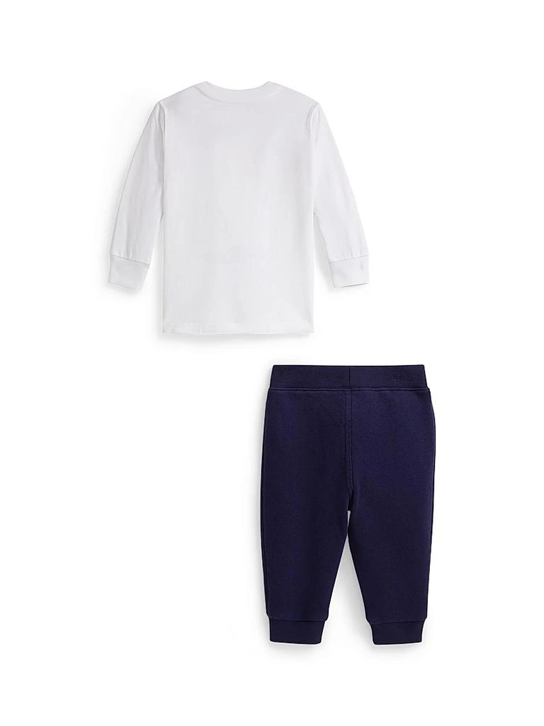 Ralph Lauren Baby Boy
s 2-Piece Cotton-Blend Sweatshirt 
Joggers Set 2