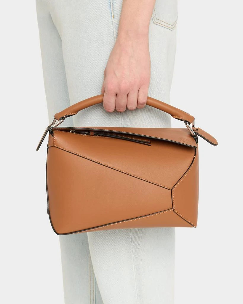 Loewe Puzzle Edge Small Top-Handle Bag in Leather 2