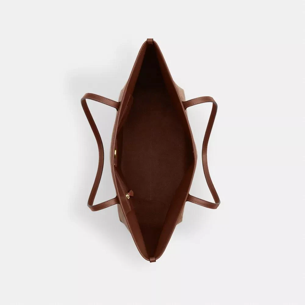 Coach City Tote Bag In Signature Canvas With Halloween Print 4