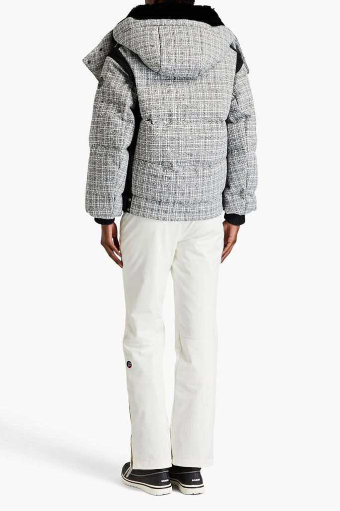 Fusalp Quilted tweed hooded ski jacket 3