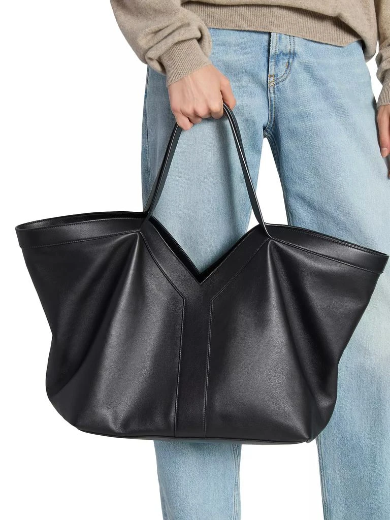 Yves Saint Laurent Y Tote Shoulder Bag in Leather 3