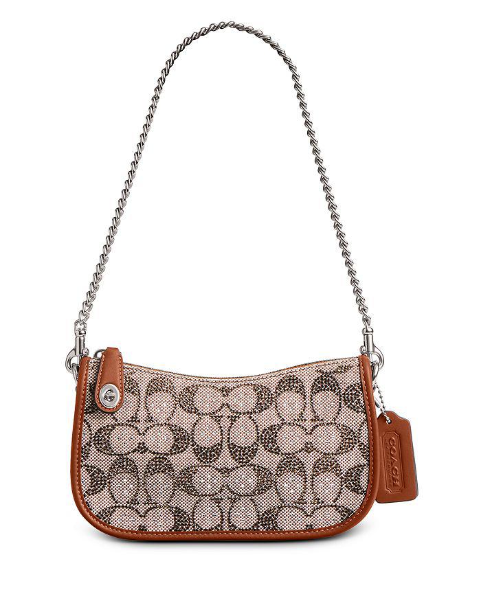 関税込【COACH×PEANUTS 】Swinger Bag 20 Signature Canvas Coach Swinger, Peanut: Handbags: Amazon.com