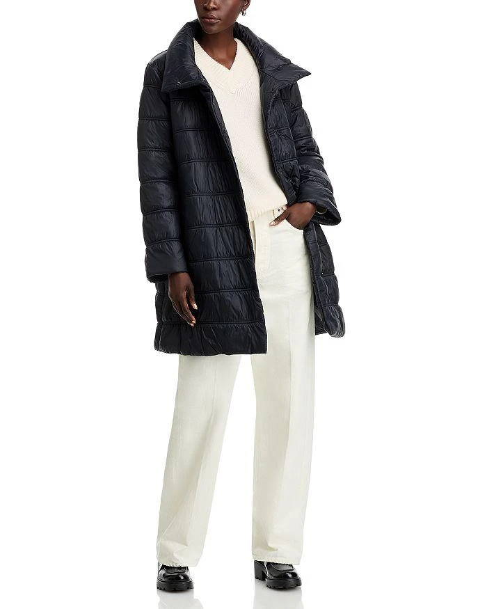 Eileen Fisher Ruched Puffer Coat 2