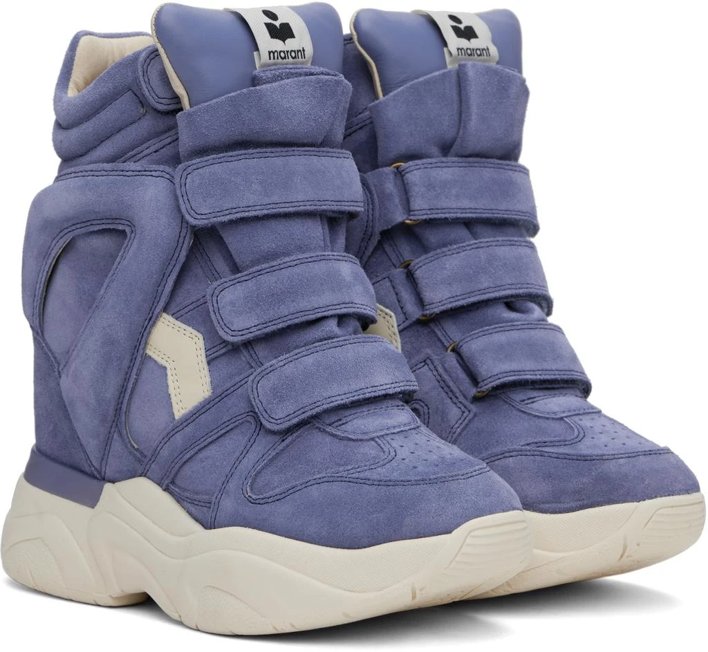 Isabel Marant Blue Balskee Sneakers 4