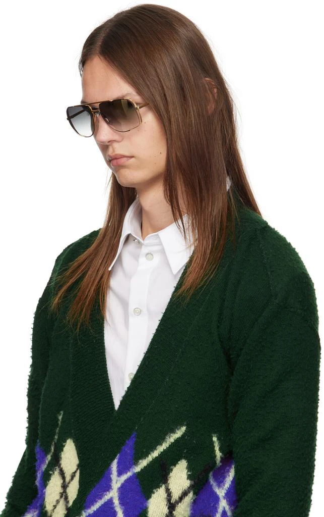 Dita Gold & Black Midnight Special Sunglasses 4