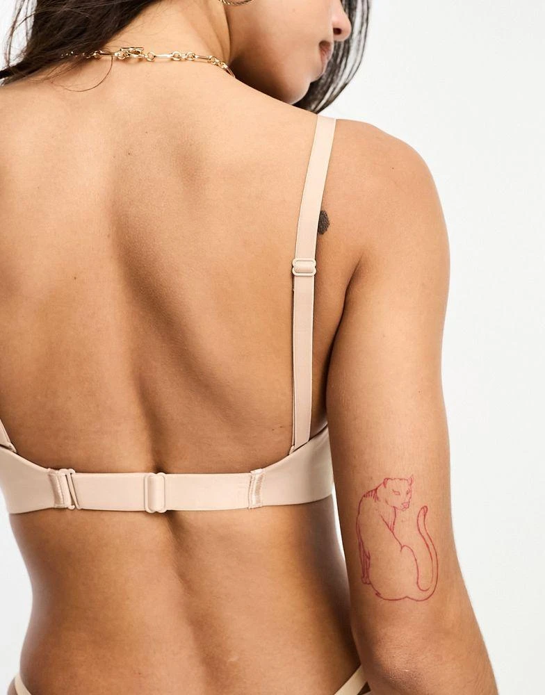 Wonderbra Wonderbra Ultimate plunge strapless bra in beige 2