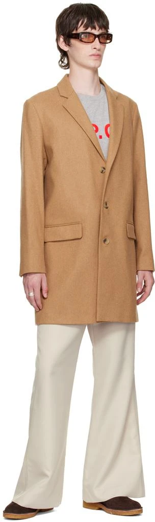 A.P.C. Brown Theodore Chelsea Boots 5