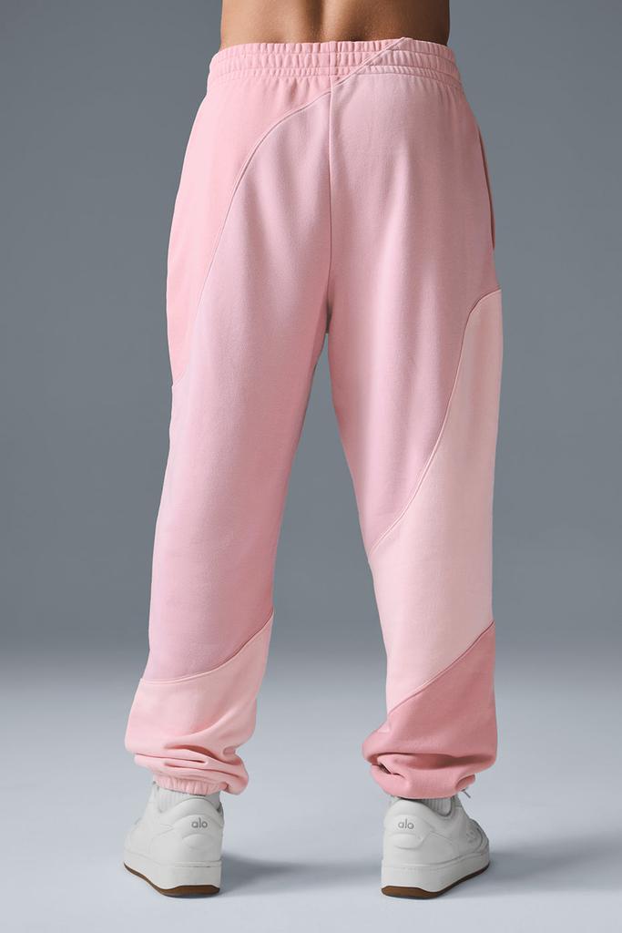 Alo Make Waves Sweatpant - Sunset Pink Tonal - Joggers - Free