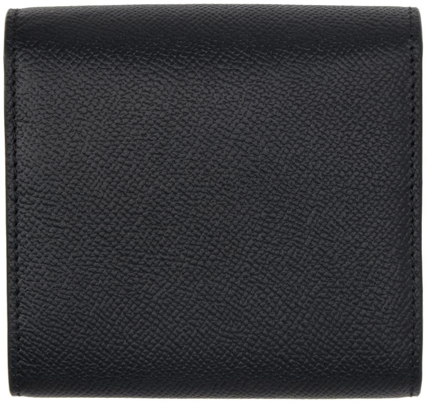 AMI Black Paris Paris Compact Wallet 2