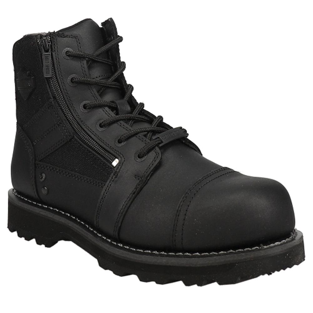 Harley Davidson Bonham 6 Inch Round Toe Motorcycle Boots