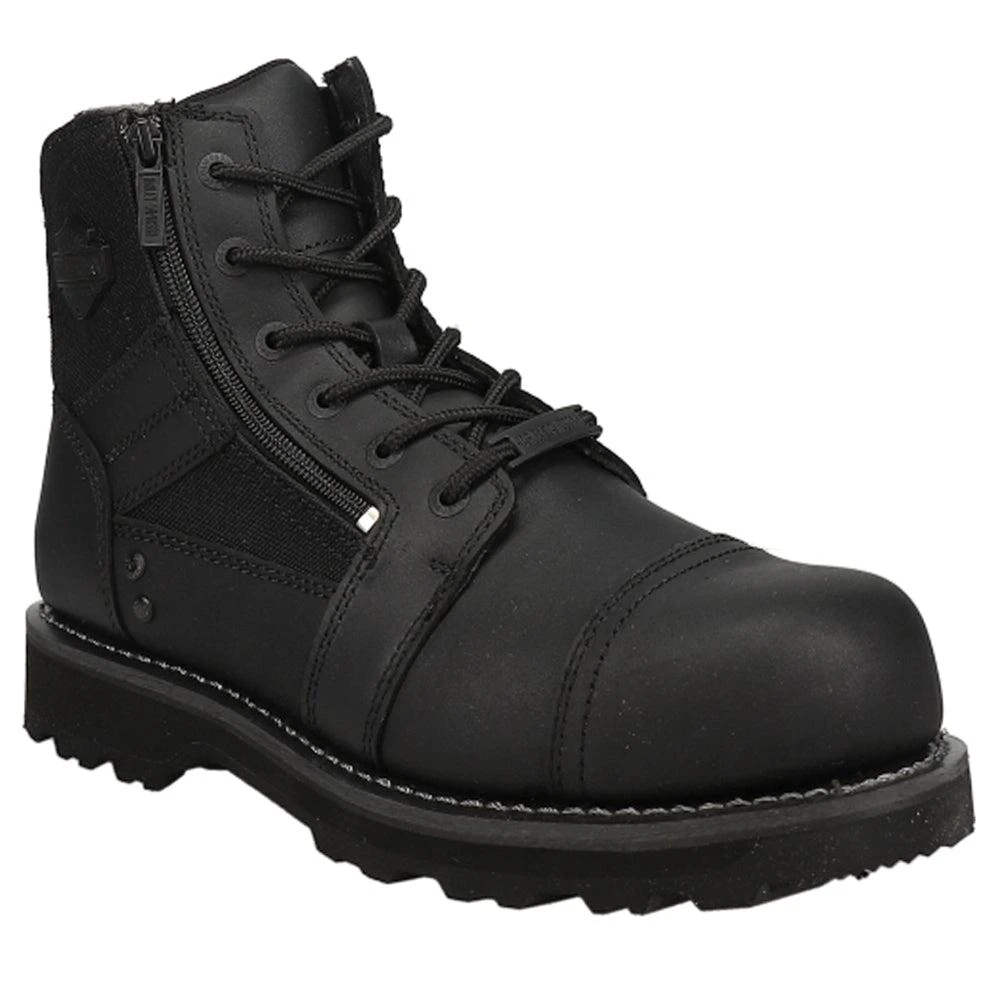 Harley Davidson Bonham 6 Inch Round Toe Motorcycle Boots 2