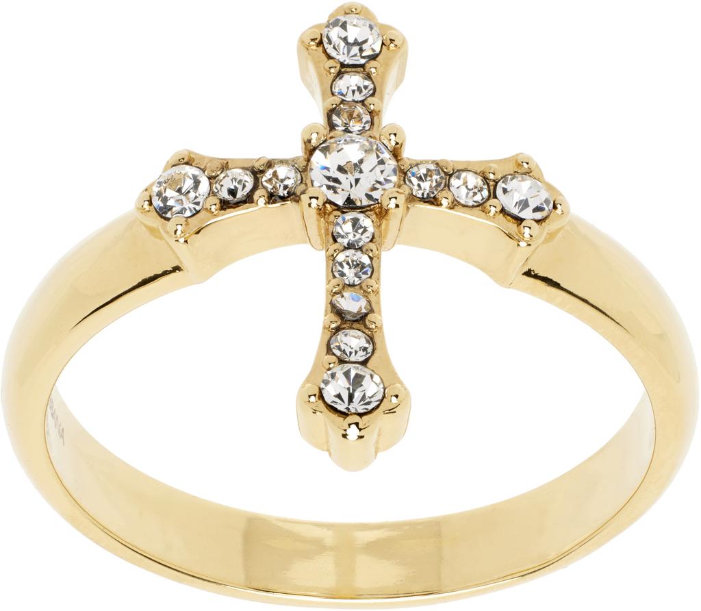 【送料&関税込】Dolce & Gabbana Chunky Logo Ring Dolce & Gabbana Chunky Logo Ring Metallic S - Fashion
