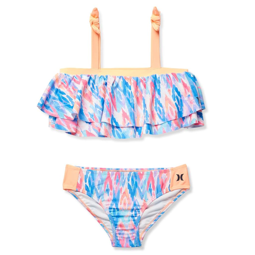 Hurley Kids Tiered Tankini Two-Piece Set (Big Kids)