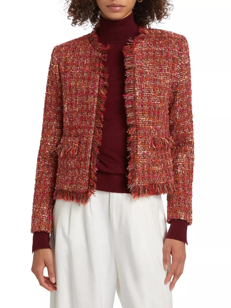 L'Agence Angelina Tweed Jacket 3
