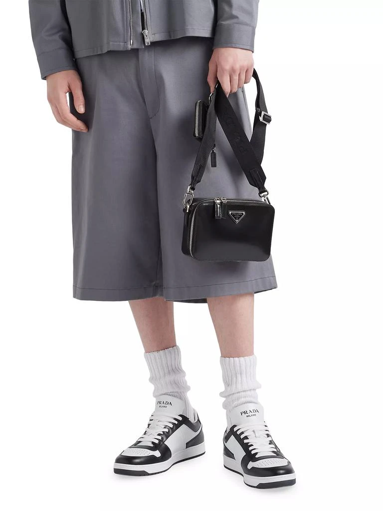 Prada Men's Downtown Leather Sneakers 2