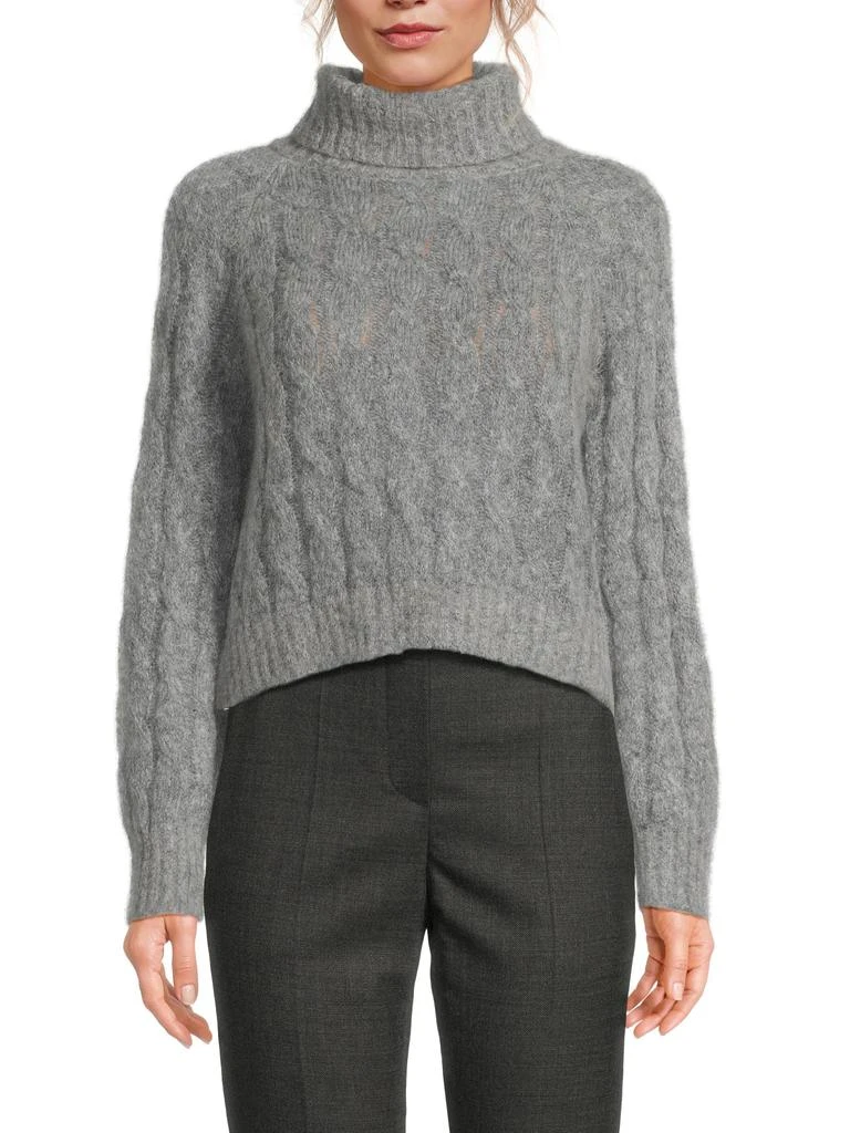 Brunello Cucinelli Cable-Knit Wool-Mohair Sweater 1