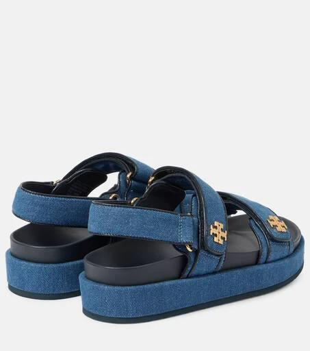 Tory Burch Kira denim platform sandals 3