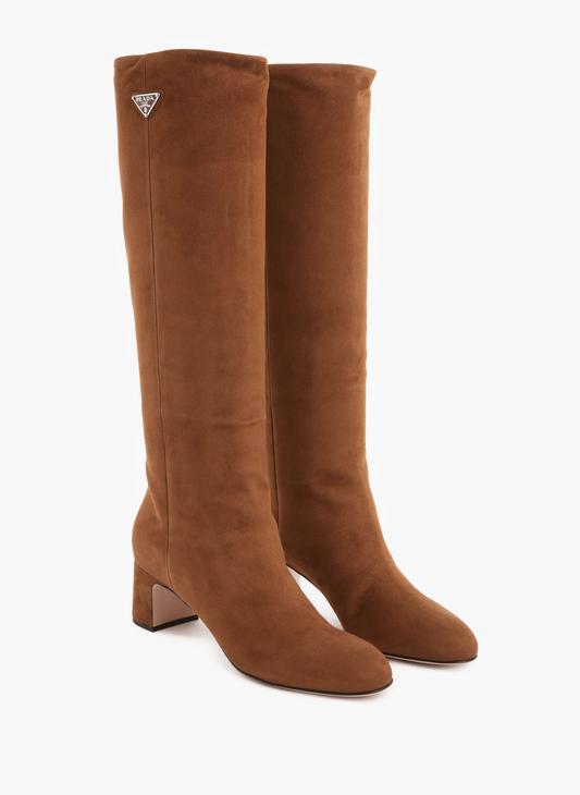 Prada Tall leather boots