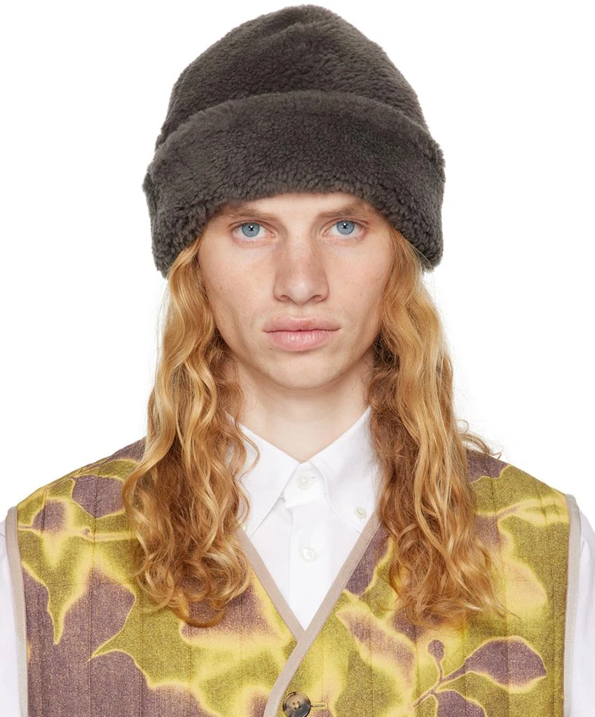 ERL Gray Pilling Overwashed Beanie UNI - Hats - BeyondStyle