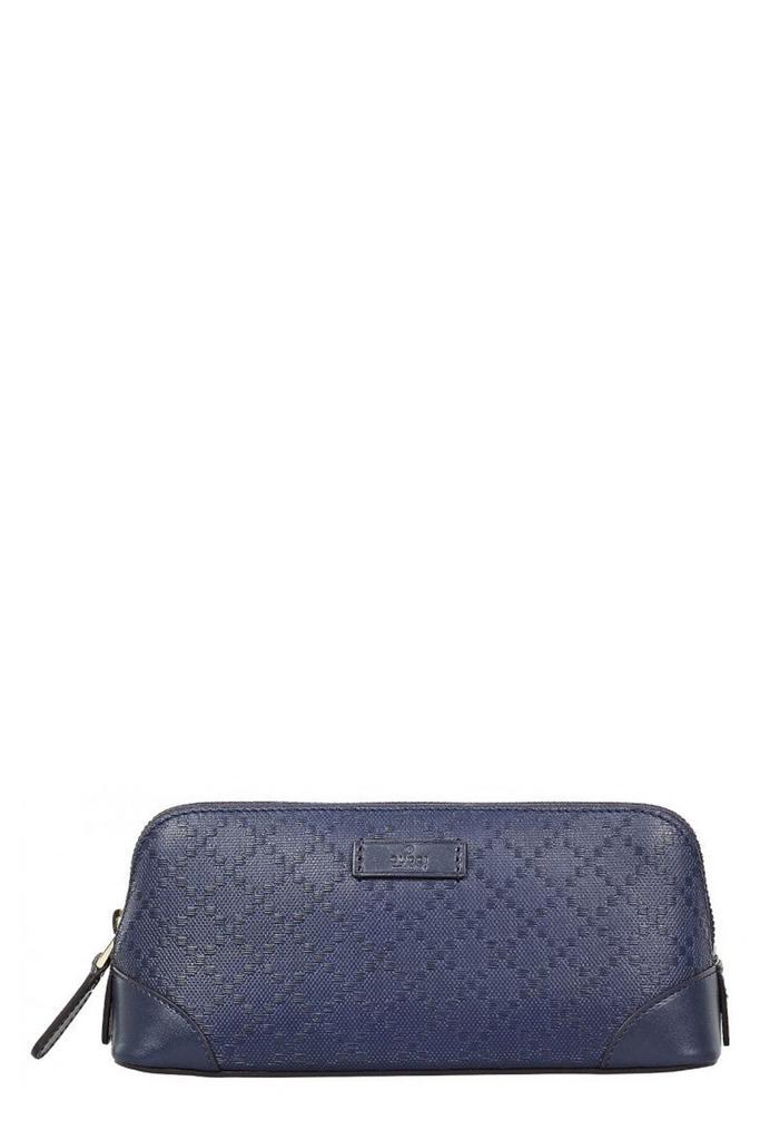 Gucci Gucci Embossed Logo Zipped Cosmetic Case
