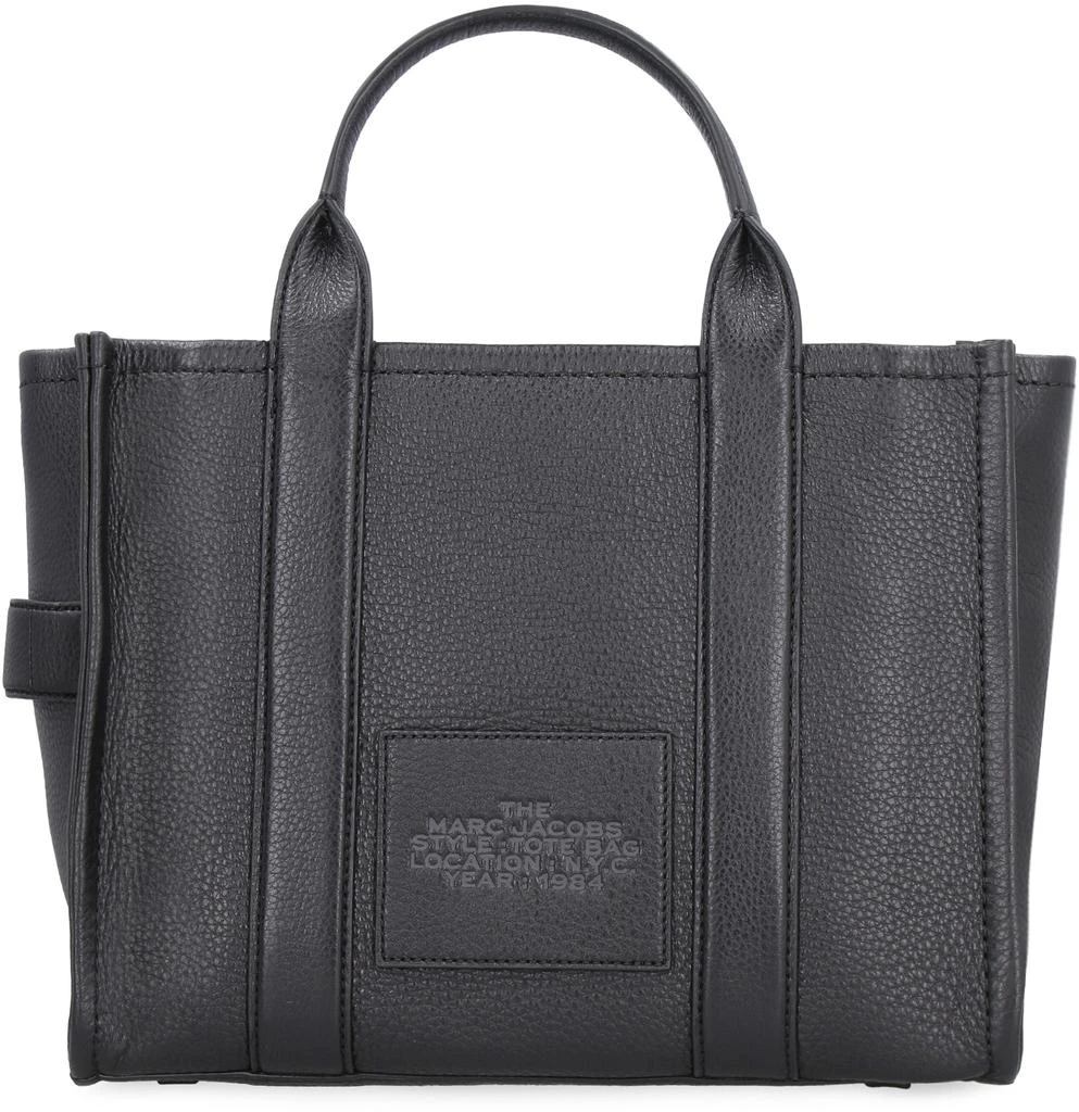 Marc Jacobs BLACK LEATHER MEDIUM THE TOTE BAG HANDBAG 4