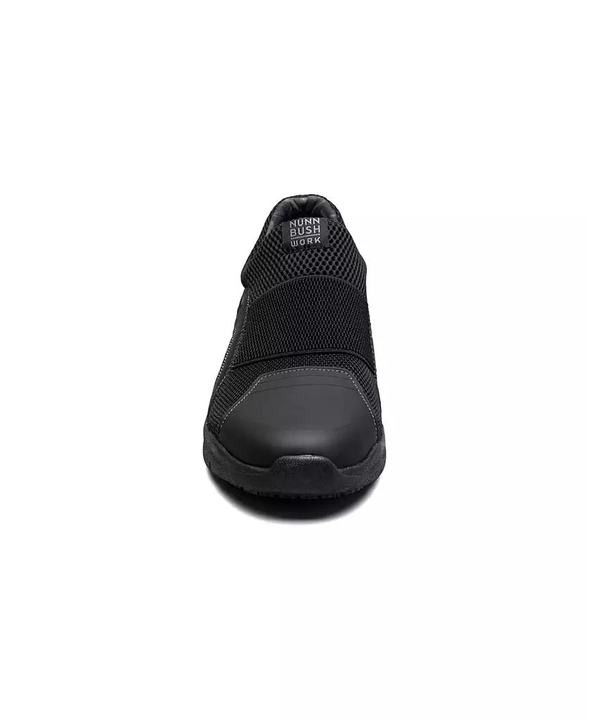 Nunn Bush Men's Grazie Work Splash Guard Slip Resistant Slip On Shoe 6