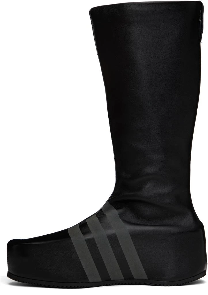 Y-3 Black Kyasu Overboot Tall Boots 3